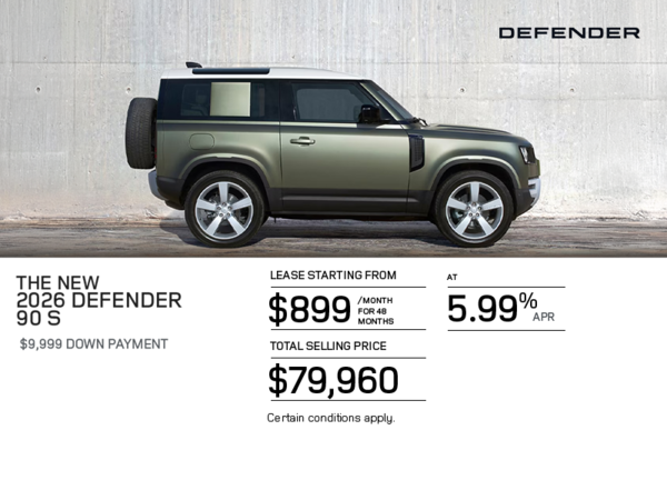 The 2026 Land Rover Defender 90 S
