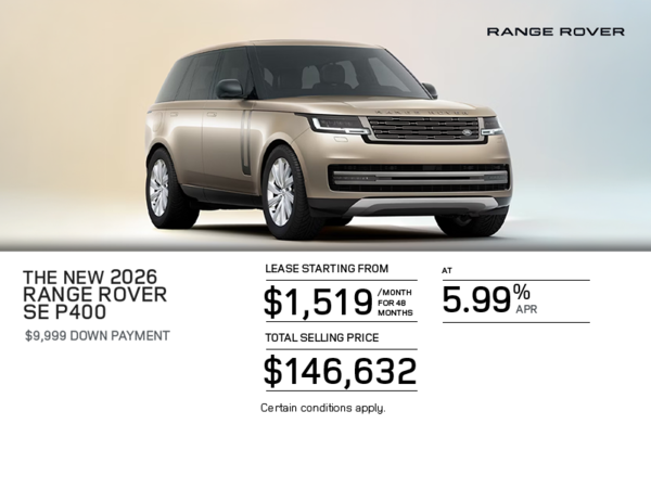 The 2026 Range Rover SE