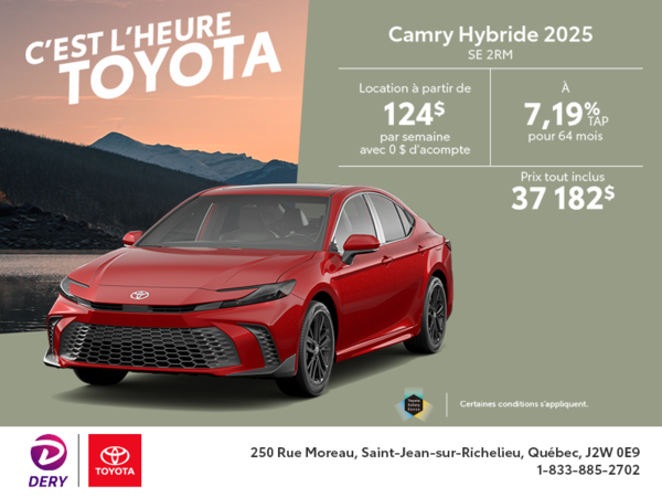 Toyota Camry Hybrid 2025