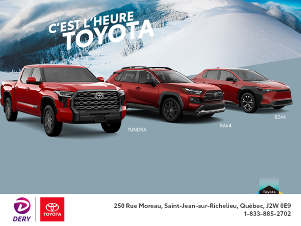 C'est l'heure Toyota!