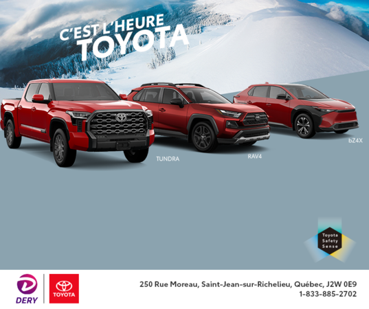 C'est l'heure Toyota!