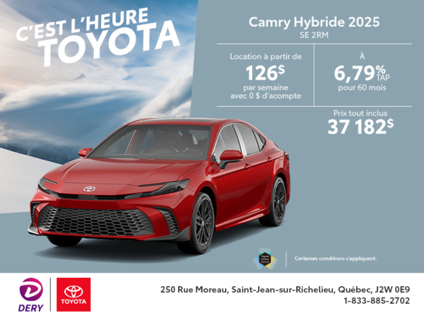 Toyota Camry Hybrid 2025