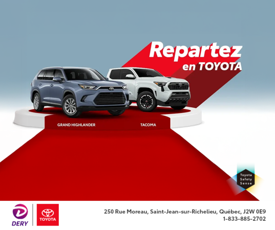 Repartez en Toyota!