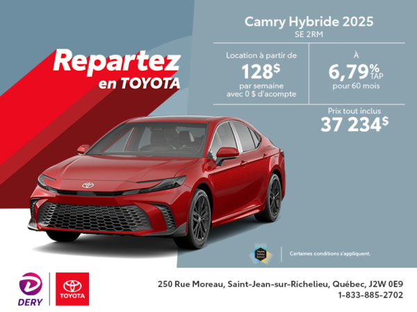 Toyota Camry Hybrid 2025