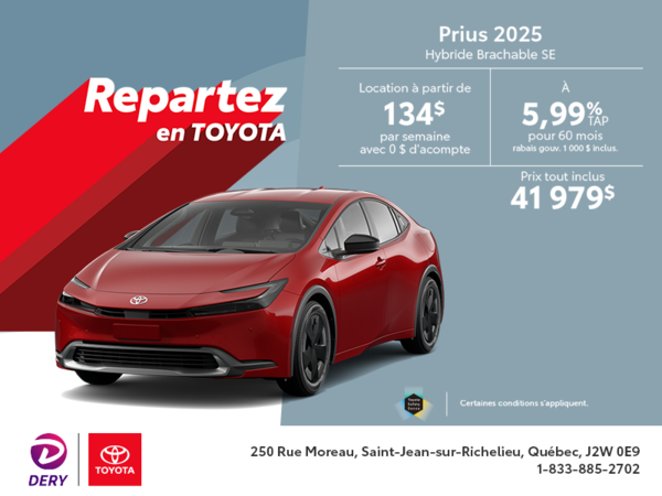 Toyota Prius Plug-In Hybrid 2025