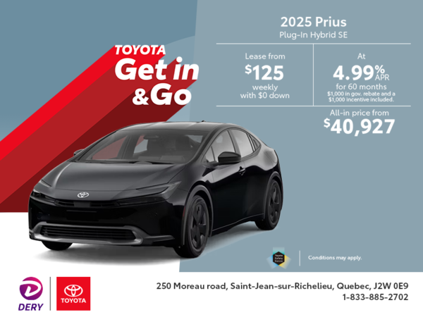2025 Toyota Prius Plug-In Hybrid