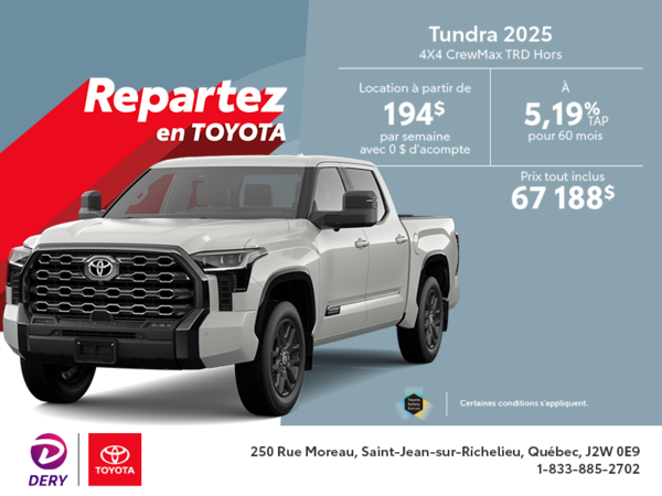 Toyota Tundra 2025