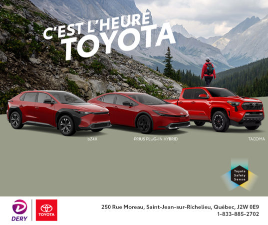 C'est l'heure Toyota!
