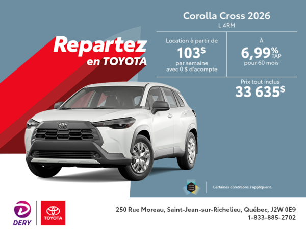 Toyota Corolla Cross 2026