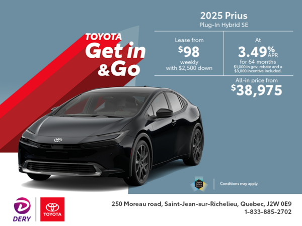 2025 Toyota Prius Plug-In Hybrid