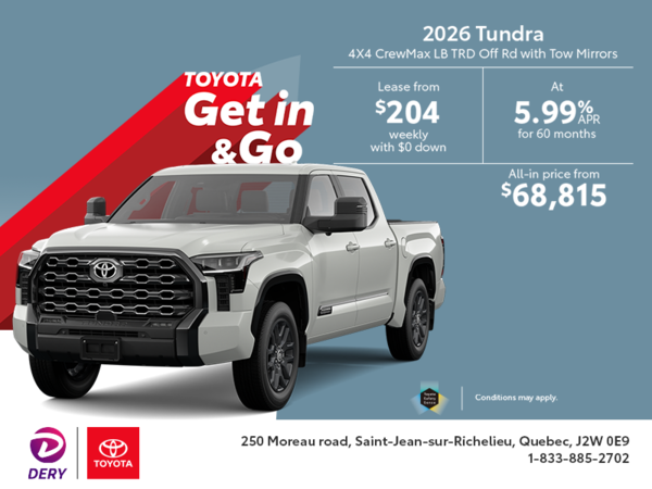 2026 Toyota Tundra