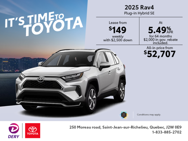 2025 Toyota RAV4 Plug-In Hybrid