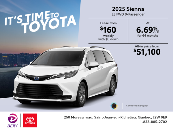 2025 Toyota Sienna Hybrid