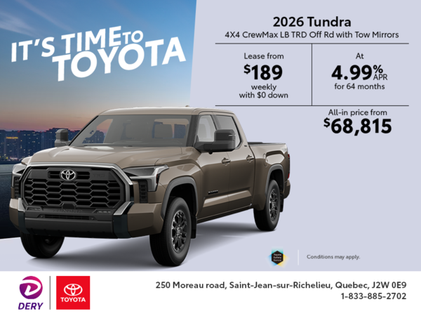 2026 Toyota Tundra
