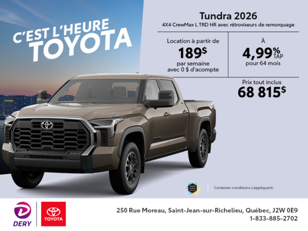 Toyota Tundra 2026