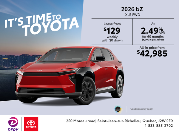 2026 Toyota bZ