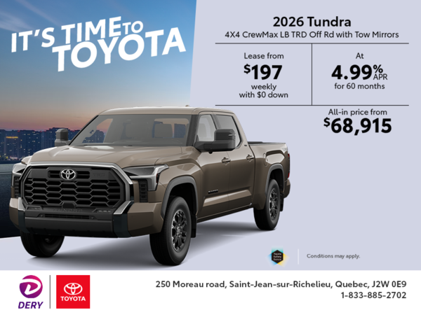 2026 Toyota Tundra
