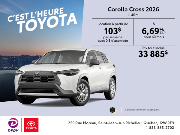 Toyota Corolla Cross 2026