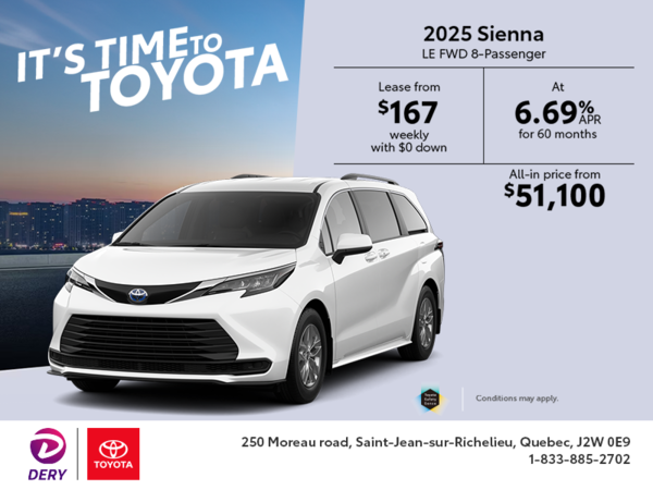 2025 Toyota Sienna Hybrid