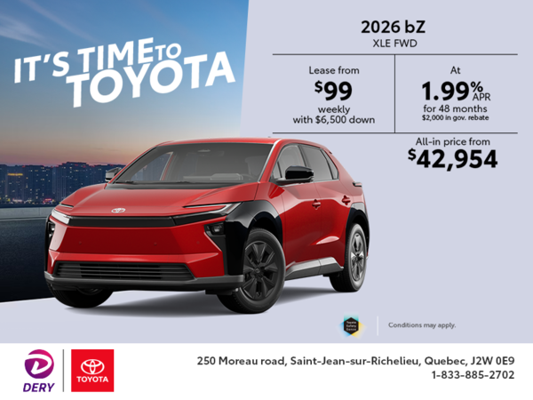 2026 Toyota bZ