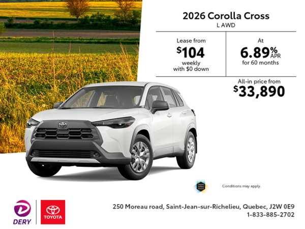 2026 Toyota Corolla Cross