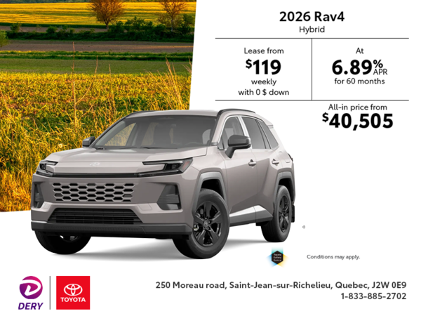 2026 Toyota RAV4 Hybrid