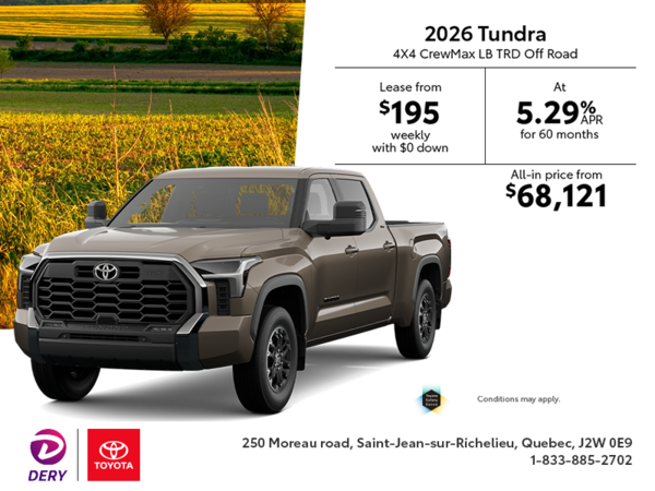 2026 Toyota Tundra
