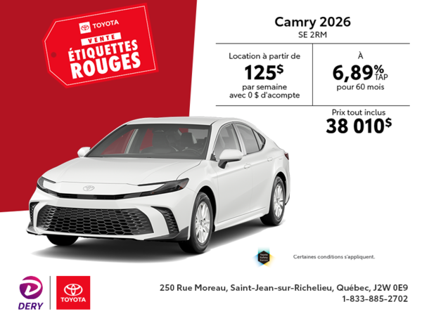 Toyota Camry Hybrid 2026