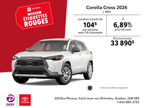 Toyota Corolla Cross 2026