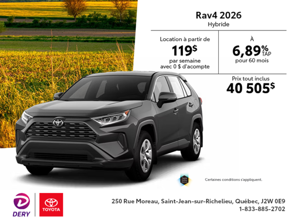 Toyota RAV4 Hybride 2025