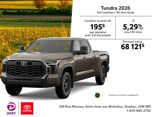 Toyota Tundra 2026