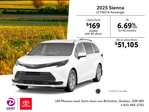 2025 Toyota Sienna Hybrid