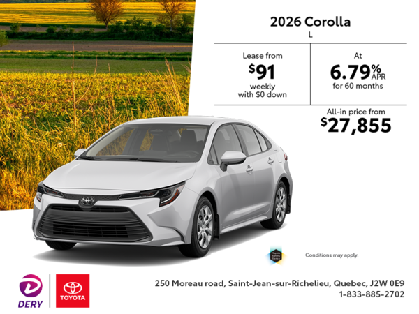 2026 Toyota Corolla