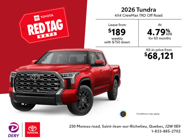 2026 Toyota Tundra