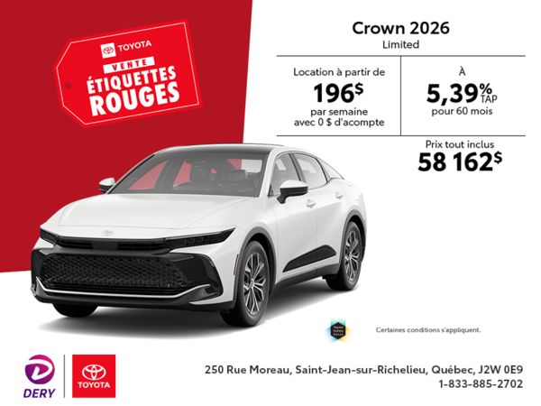 Toyota Crown Limited  2026