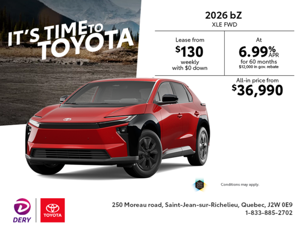 2026 Toyota bZ