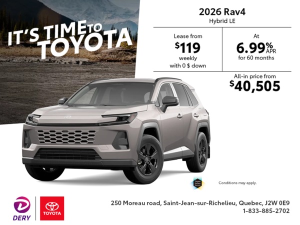 2026 Toyota RAV4 Hybrid