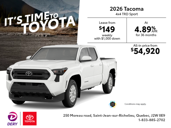 2026 Toyota Tacoma