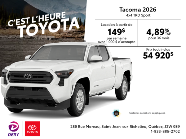Toyota Tacoma 2026