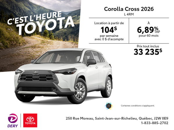 Toyota Corolla Cross 2026