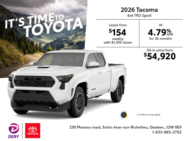 2026 Toyota Tacoma