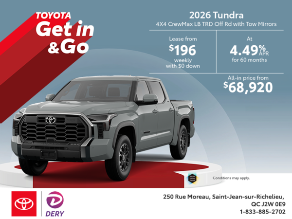 2026 Toyota Tundra