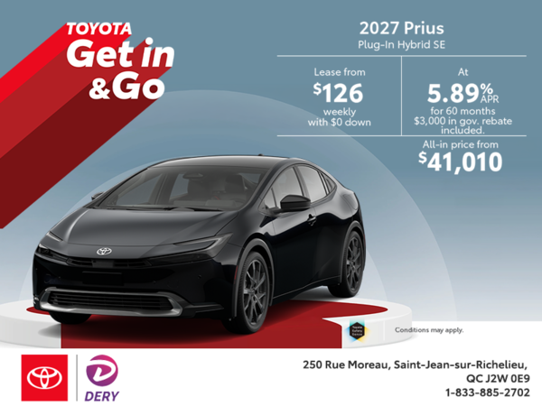 2027 Toyota Prius Plug-In Hybrid