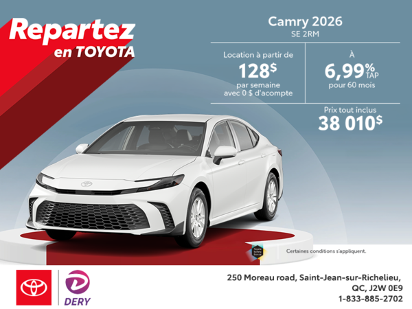 Toyota Camry Hybrid 2026