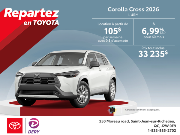 Toyota Corolla Cross 2026