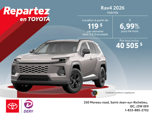 Toyota RAV4 Hybrid 2026