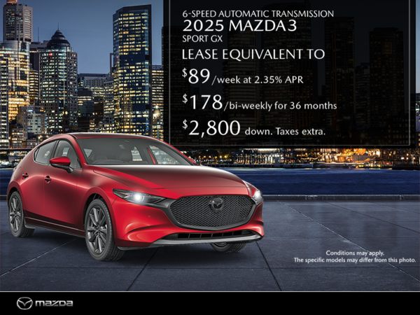 Get the 2025 Mazda 3 Sport