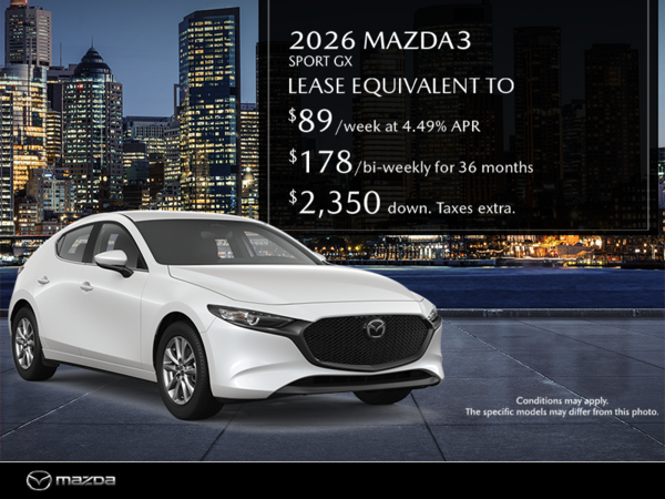Get the 2026 Mazda3 Sport
