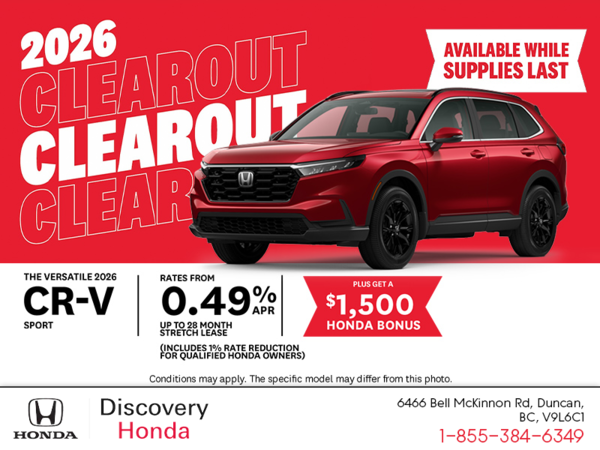 Get the 2026 Honda CR-V! 