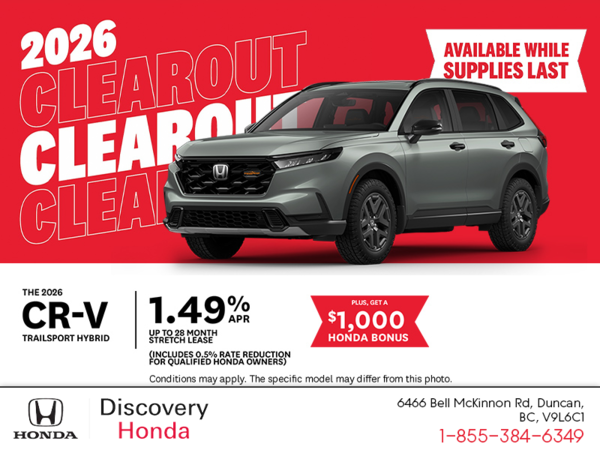 Get the 2026 Honda CR-V Hybrid! 